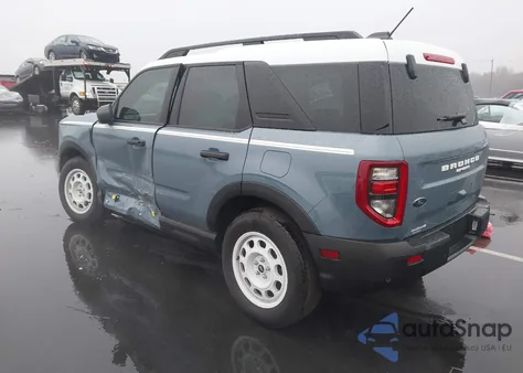 2025 Ford Bronco Sport Heritage z USA, uszkodzony, nr VIN 3FMCR9GN6SRE69312